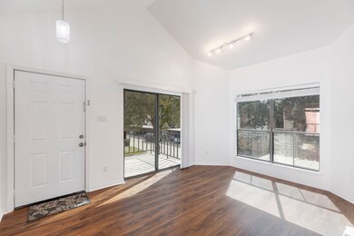 Fresh paint and high ceilings with tons of nice high windows bring in natural light right as you enter your home.