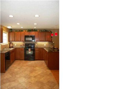 Straight on view of kitchen