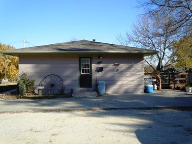 West side of house