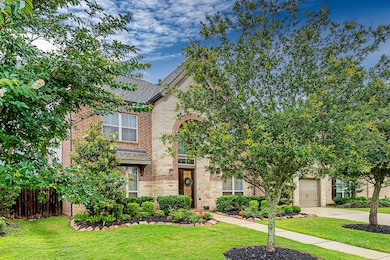 Fantastic landscape includes a sprinkler system