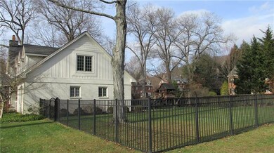 The back yard  is totally fenced providing securit