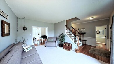 Foyer is open to living room which creates nice flow from room to room.