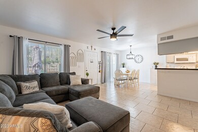 Open concept family room