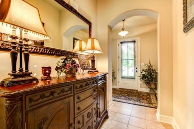 Dramatic front foyer