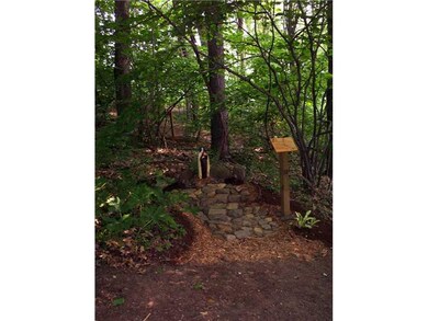 Yard/Garden. Peaceful spot in the woods.