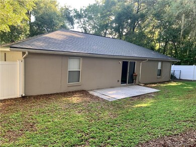 Rear view of home