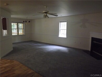 There is Fresh Paint and New Carpet Throughout