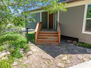 new redwood steps for the entry