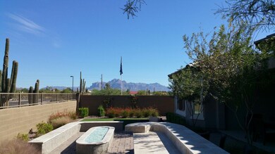 Backyard looking at Supertition Mtns