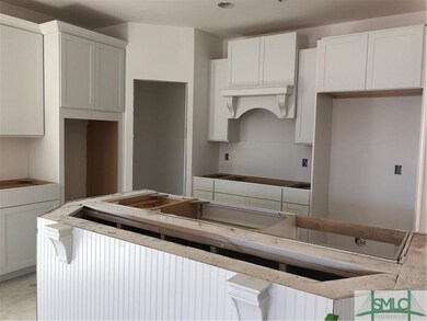 Beadboard detail on Island