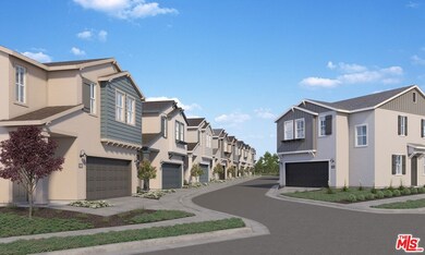 Rendering of street scene at Garden Square new hom