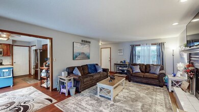 This view highlights the nice open flow this home has for entertaining guests.