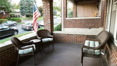 Delightful covered porch in front!
