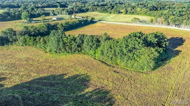 Drone / aerial view of a heavily wooded area