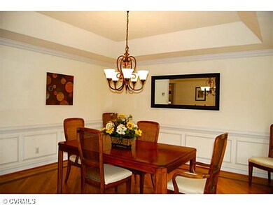 Dining Room - Dining room with tray ceiling, chair