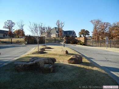 View of entrance to the gated portion of The Lakes