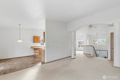 Upstairs living area