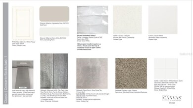 Home is under construction.  Design selections are