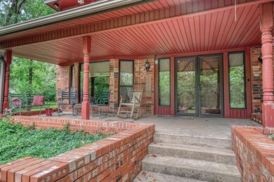 Big Covered front porch