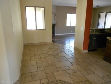 Family dining off kitchen