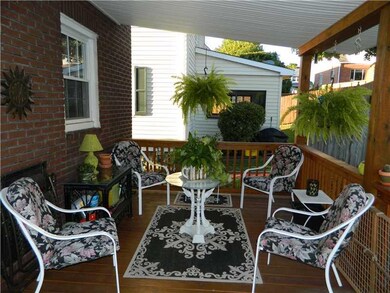 Exterior Back. Covered Side Of Back Deck, Looking 