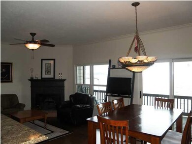Enjoy meals overlooking the water.
