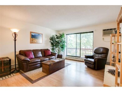 Large living space with a huge walkout sliding doo