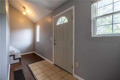 Your guests are greeted by a large foyer.