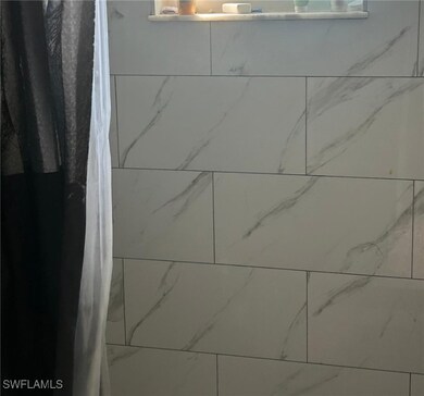 Interior details with tiled shower