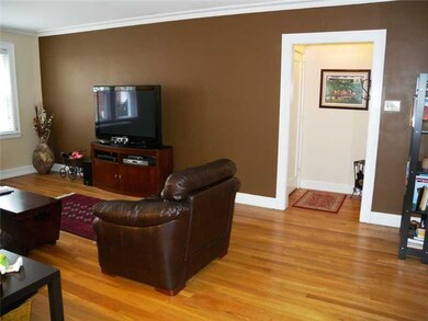 Living Room. The spacious living room is attractiv