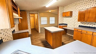 Kitchen from front Door