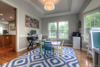 Formal Dining Room with crown & chair rail molding