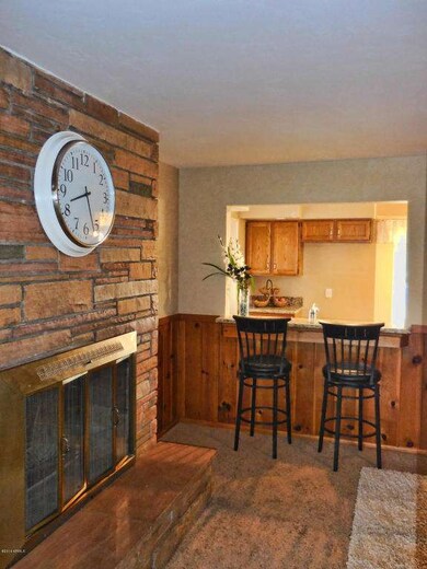 BRICK FIREPLACE BREAKFAST BAR