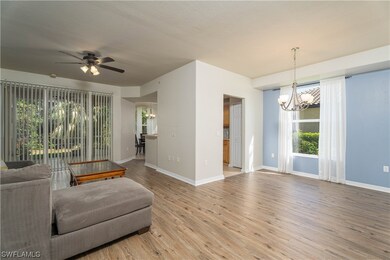 Open floor plan for formal dining and living room