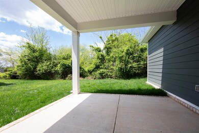 Large rear porch