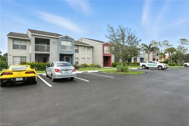 Uncovered parking lot with a residential view
