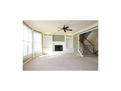 Large great room with built-ins