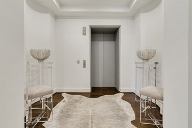 This is a penthouse residence with private elevato