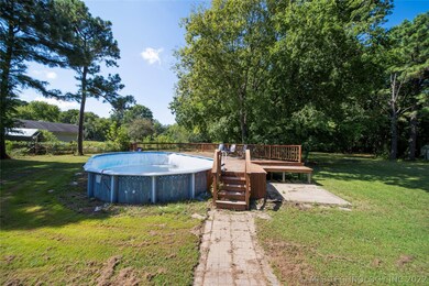 The decking is ready for another large pool.  Pool