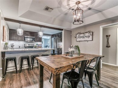 dining area and breakfast bar!  plenty of room for
