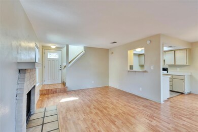 Unfurnished living room featuring light wood-styl