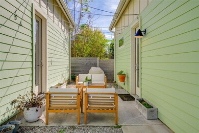 View of patio featuring an outdoor living space a