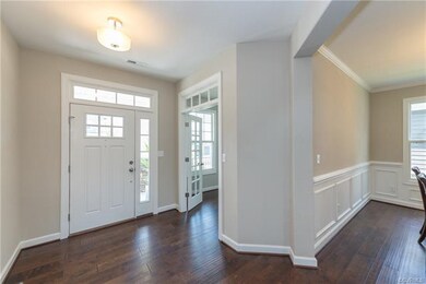 Photo of a similar floor plan taken from a decorat