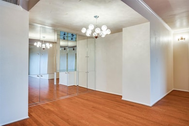 beautiful mirrored cabinetry in the Dining Room