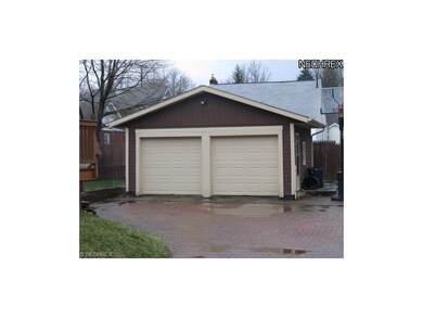 Extra large garage!