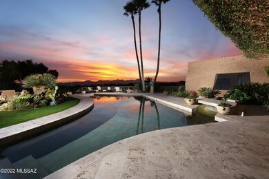 Pool and Sunset