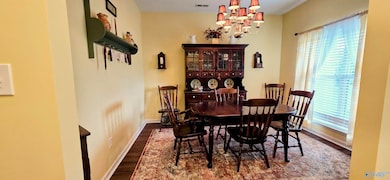 The dining room is at the front of the house and could be used for your office or study for the kids!
