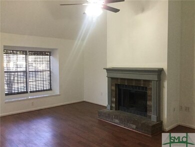 Lots of natural light, high ceilings and a masonry