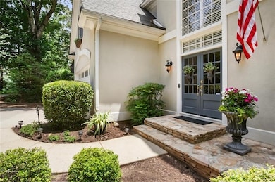 Double door front entry welcomes you home