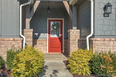 large covered front entryway